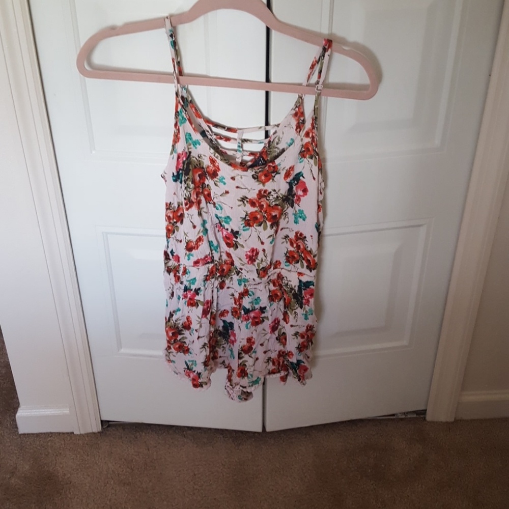 Wet seal romper with pockets! Barely worn
